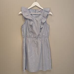 Madewell Bellflower Ruffle Dress Summer Spring Church Layer Travel - Size 8